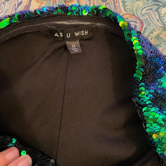 As U Wish Sequin Dress, Size Medium - Picture 4 of 4